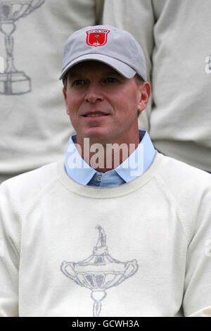 Golf - 38th Ryder Cup - Europa v USA - Practice Day One - Celtic Manor Resort. Steve Stricker, Stati Uniti Foto Stock