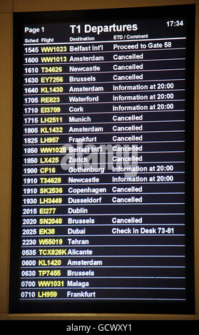 Dall'Aeroporto di Birmingham la chiusura Foto Stock