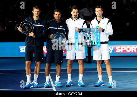 Tennis - Barclays ATP World Tour Tennis Finals - Giorno 8 - O2 Arena Foto Stock