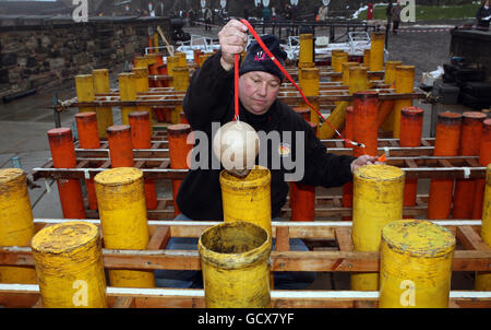 Edinburgh Hogmanay Foto Stock