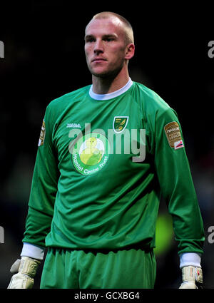 Calcio - Npower Football League Championship - Norwich City / Leeds United - Carrow Road. John Ruddy, portiere della città di Norwich Foto Stock