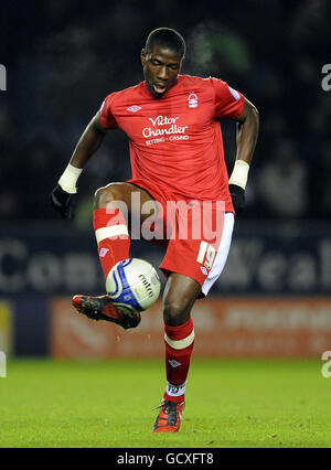 Calcio - Npower Football League Championship - Leicester City v Nottingham Forest - The Walkers Stadium. Guy Moussi, Nottingham Forest Foto Stock