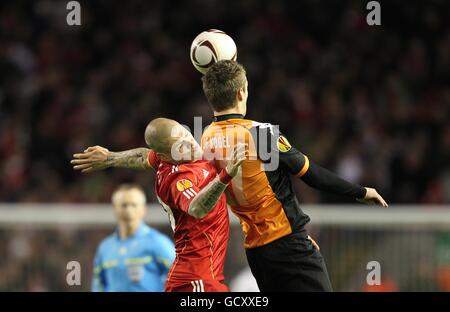 Soccer - UEFA Europa League - Gruppo K - Liverpool v FC Utrecht - Anfield Foto Stock