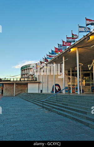 Acquario di Barcellona, Port Vell di Barcellona, in Catalogna, Spagna, Europa Foto Stock