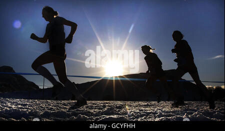 Atletica - BUPA grande inverno Run - Edinburgh Foto Stock