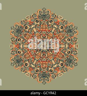 Abstract cuori frecce disegnate a mano vettore illustrazione dello sfondo Illustrazione Vettoriale