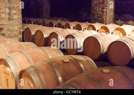 Cantina Oak Barrells in Santiago do Chile Foto Stock