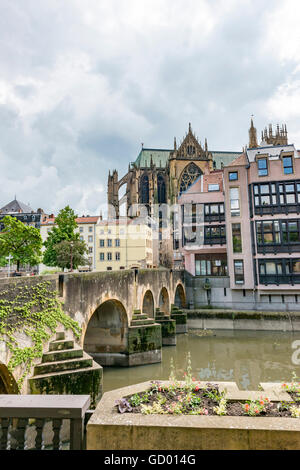 Cattedrale di Metz Foto Stock