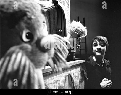 Anna Maria alberghetti sul palco in Carvial! Nel 1961. Foto Stock