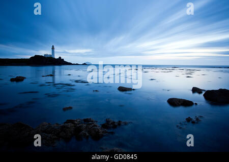 Turnberry Bay e il faro Foto Stock