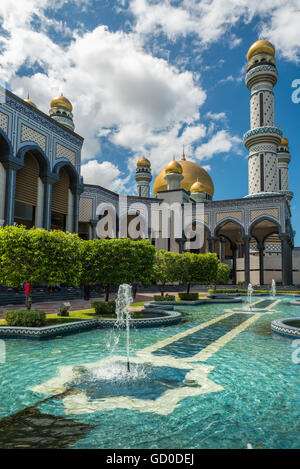 Jame'ASR Hassanil Bolkiah moschea in Bandar Seri Begawan, Brunei. Foto Stock
