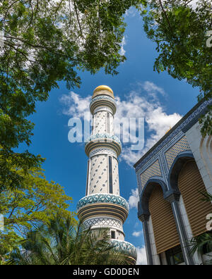 Jame'ASR Hassanil Bolkiah moschea in Bandar Seri Begawan, Brunei. Foto Stock