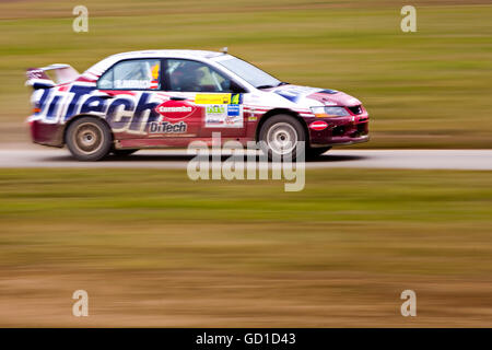 Auto sportiva al Waldviertel rally auto, Bassa Austria e Europa Foto Stock