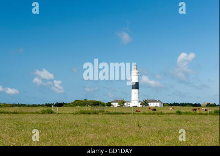 Langer Christian Lighthouse, Kampen, isola di Sylt, Schleswig-Holstein Foto Stock