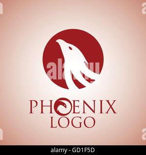 Phoenix logo progettato in modo semplice in modo che possa essere utilizzato per di più si propone come logo ,mark ,simbolo o icona. Illustrazione Vettoriale