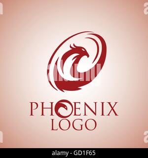 Phoenix logo progettato in modo semplice in modo che possa essere utilizzato per di più si propone come logo ,mark ,simbolo o icona. Illustrazione Vettoriale