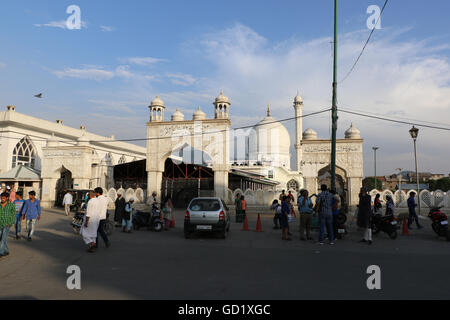 Hazratbal Santuario a Srinagar, Jammu e Kashmir Foto Stock