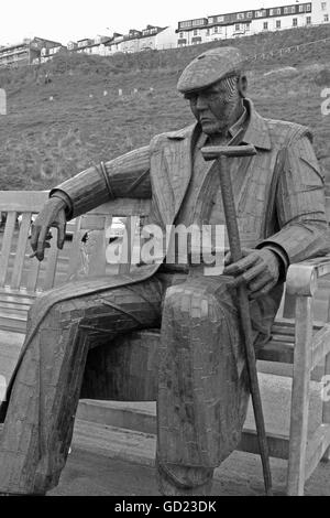 Freddie Gilroy e Belsen lottatori - uno studio in bianco e nero Foto Stock