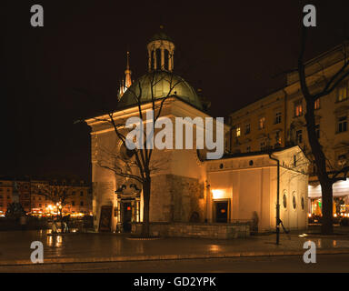 Chiesa di San Wojciech, Cracovia Foto Stock