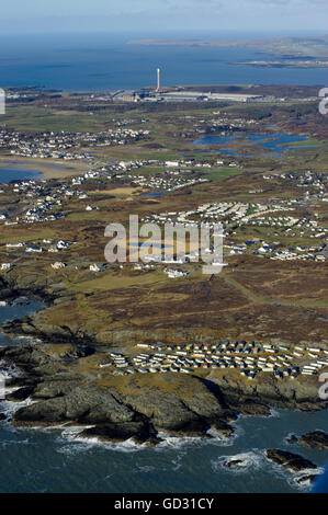 Vista aerea di Ravens Point, Sapperton, Cirencester, Foto Stock