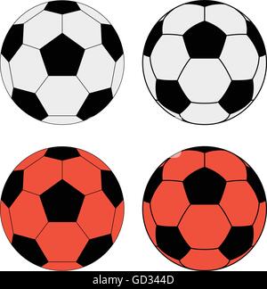 Palloni da calcio Illustrazione Vettoriale