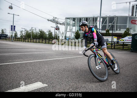 Red Hook Criterium London 2016 Ciclismo Crit Fixie Foto Stock