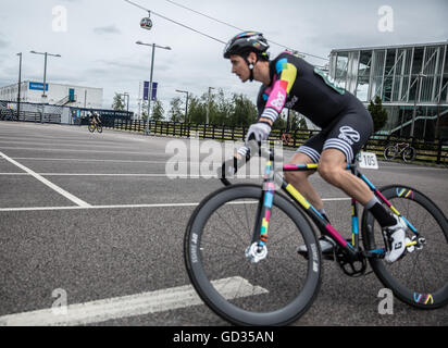 Red Hook Criterium London 2016 Ciclismo Crit Fixie Foto Stock