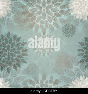 Floral Seamless pattern astratti Foto Stock