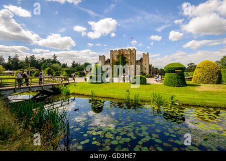 Il castello di Hever Castle,Kent, England, Regno Unito Foto Stock