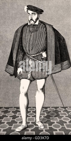 Enrico II, Henri II, Heinrich II., 1519-1559, re di Francia Foto Stock