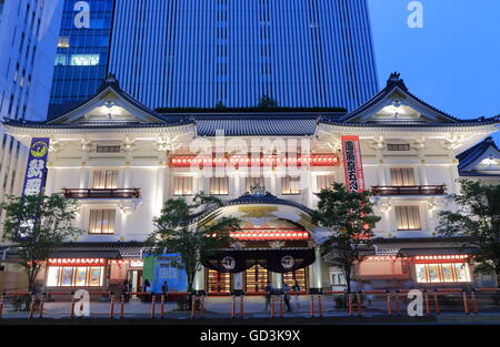 Teatro Kabukiza Ginza a Tokyo in Giappone. Foto Stock