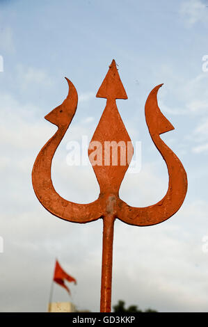 Trident, Kumbh Mela, Nasik, Maharashtra, India, Asia Foto Stock