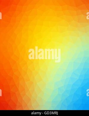 Geometrico mosaico di piastrelle con colori dei triangoli. Abstract poligonale e bassa poli pattern sfondo. Ideale per lo sfondo dello schermo. Illustrazione Vettoriale