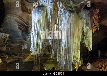 Dandak grotte, Bastar, Chhattisgarh, India, Asia Foto Stock