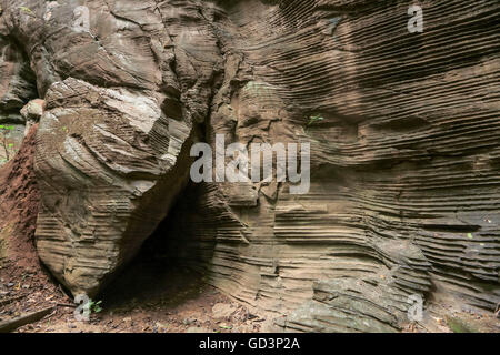 Dandak grotte, Bastar, Chhattisgarh, India, Asia Foto Stock