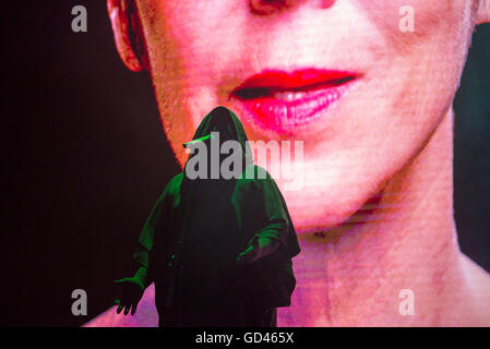 Torino, Italia. 12 luglio, 2016. anohni suona al festival dei fiori sulla luglio 12, 2016 a Torino, Italia credit: nero mail premere/alamy live news Foto Stock