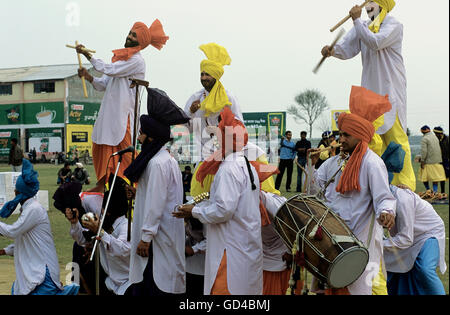 Ballerini di Bhangra Foto Stock