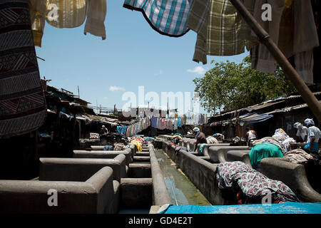 Dhobi Ghat Foto Stock