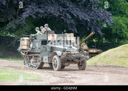 M5A1 American mezza via a Tankfest 2016 Foto Stock