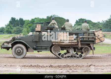 M5A1 American mezza via a Tankfest 2016 Foto Stock