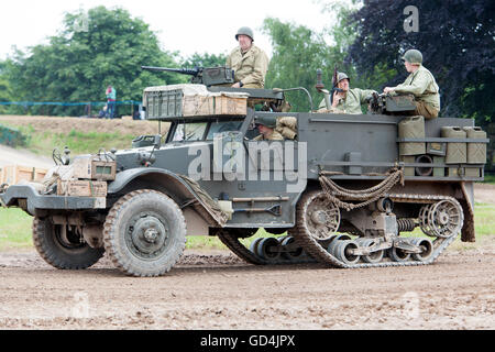 M5A1 American mezza via a Tankfest 2016 Foto Stock