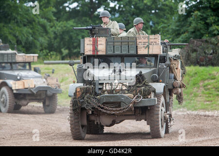 M5A1 American mezza via a Tankfest 2016 Foto Stock