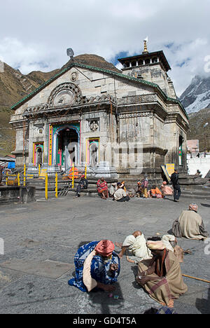 Kedarnath tempio Foto Stock