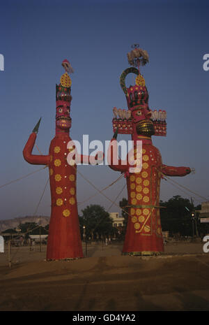 Festival di Dussehra Foto Stock