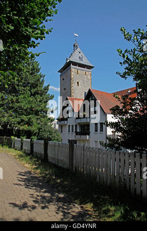 Piper torre, costruita intorno al 1400, Bretten, Kraichgau, distretto di Karlsruhe, Baden-Württemberg, Germania Foto Stock