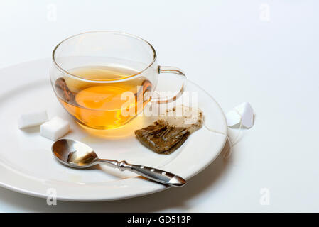 Tasse Tee mit Teebeutel Foto Stock