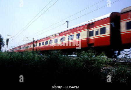 Rajdhani Express Foto Stock