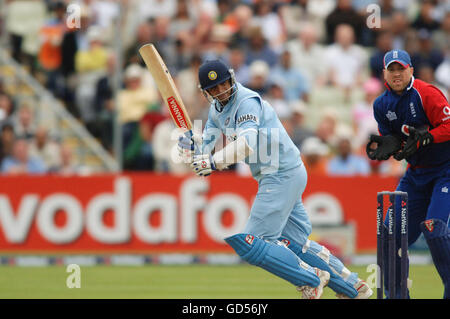 Rahul Dravid e Matt prima Foto Stock