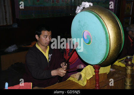 Monastero tibetano Foto Stock