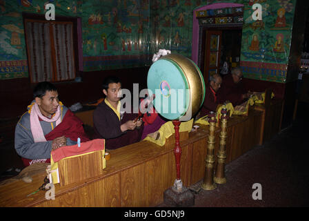 Monastero tibetano Foto Stock